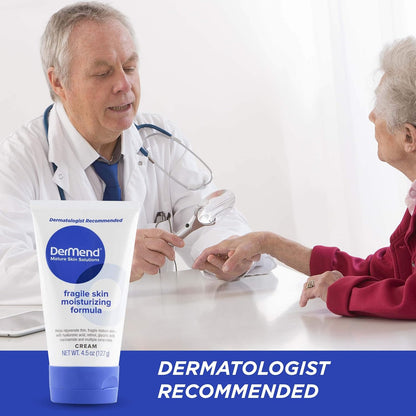 DerMend Fragile Skin Moisturizer 4.5 oz - Firms Aging Skin & Mature Skin
