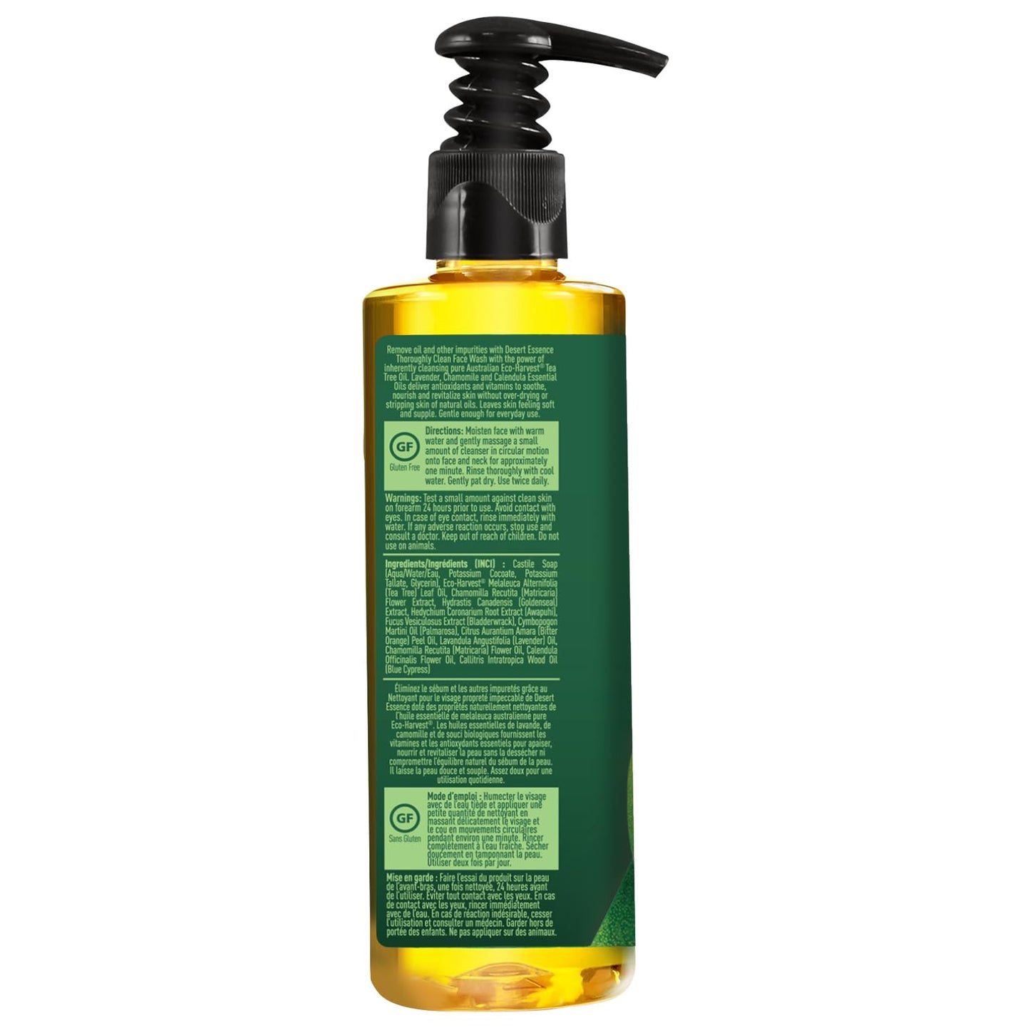 Desert Essence Thoroughly Clean Face Wash, Tea Tree Oil, 8.5 fl oz | Removes excess oil and impurities without over-drying..