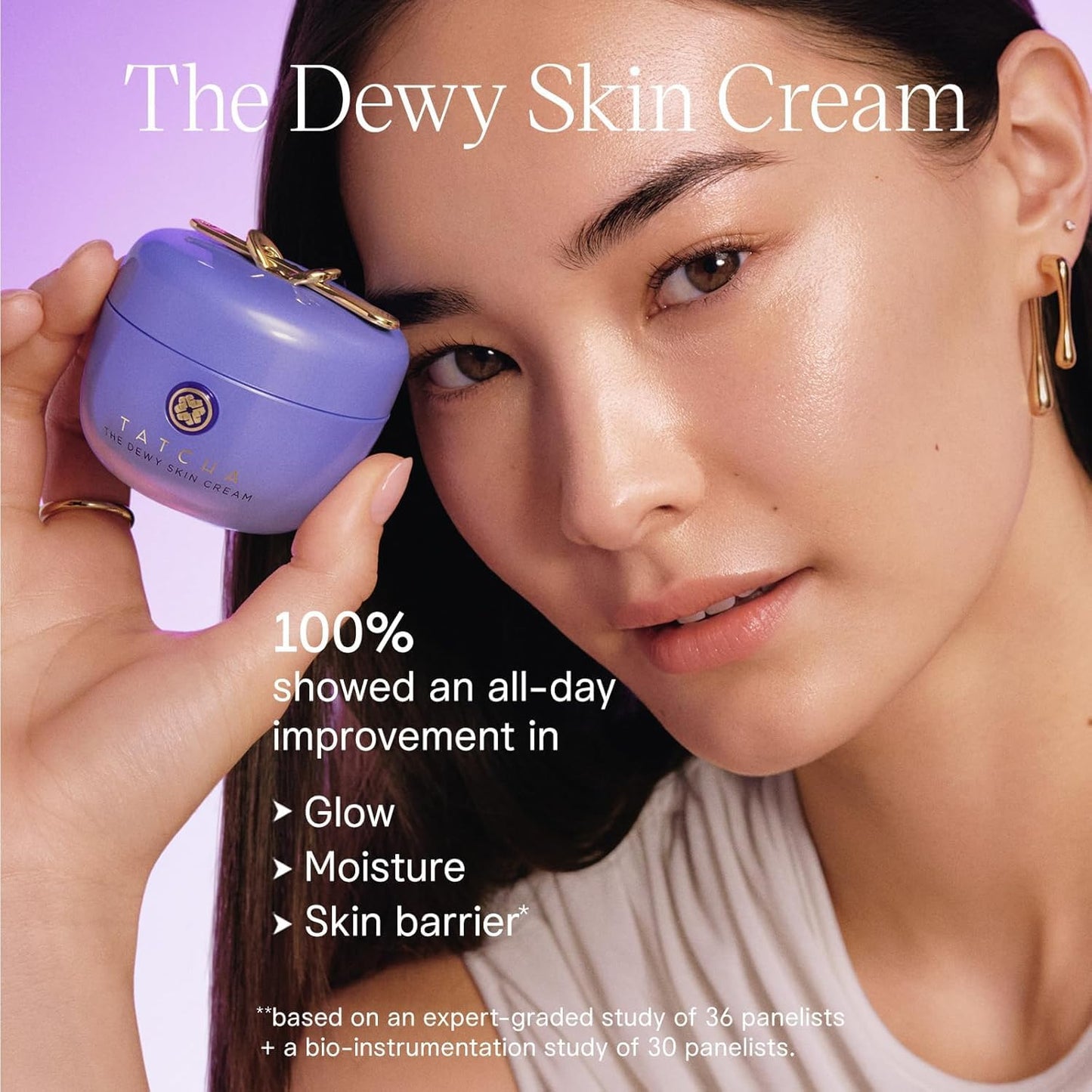 TATCHA The Dewy Skin Cream | Rich Line-Plumping Face Moisturizer | Helps Replenish Ceramides and Intensely Hydrate Dry &amp; Combo Skin ..