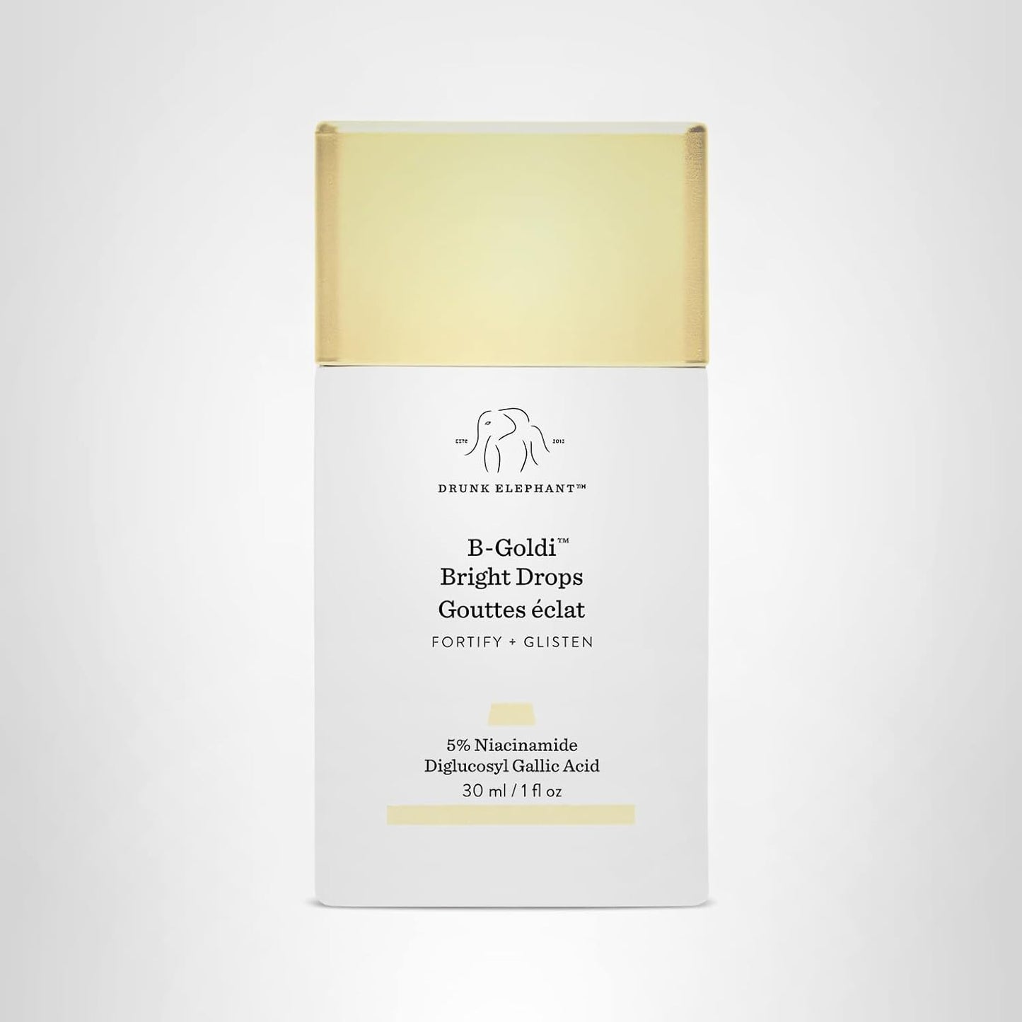 Drunk Elephant B-Goldi Bright Drops - 30 ml/1 fl oz - Illuminating Color Serum Drops - Clean Clinical Skincare ..