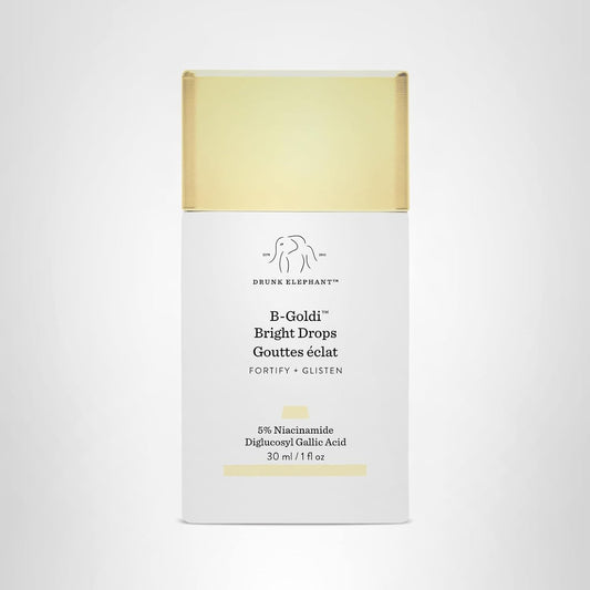 Drunk Elephant B-Goldi Bright Drops - 30 ml/1 fl oz - Illuminating Color Serum Drops - Clean Clinical Skincare ..