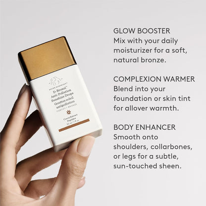 Drunk Elephant D-Bronzi Sunshine Drops - Bronzing Color Serum Drops - Clean Clinical Skincare - Cruelty-Free..