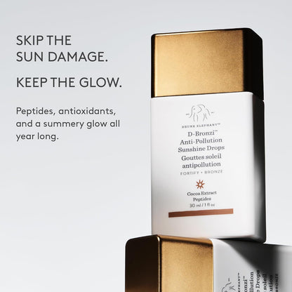 Drunk Elephant D-Bronzi Sunshine Drops - Bronzing Color Serum Drops - Clean Clinical Skincare - Cruelty-Free..