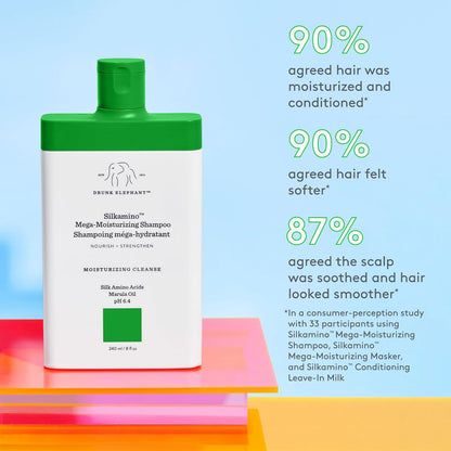 Drunk Elephant Silkamino Conditioning Leave-In Milk - 240 ml/8 fl oz - Silk Amino Acids..