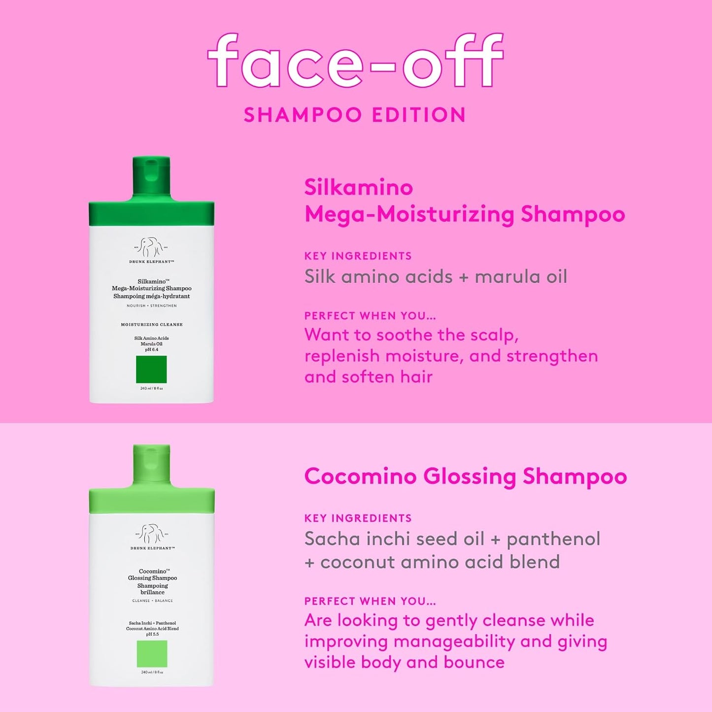 Drunk Elephant Silkamino Conditioning Leave-In Milk - 240 ml/8 fl oz - Silk Amino Acids..