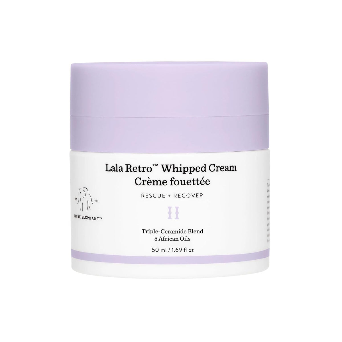 Drunk Elephant Lala Retro Whipped Cream - Ceramide Moisturizer