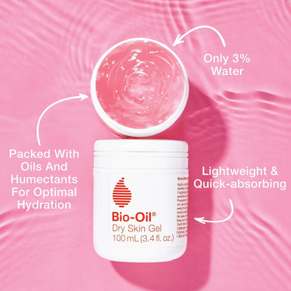 Bio-Oil Dry Skin Gel Moisturizer, Vitamin B3, Face &amp; Body, 6.7 fl oz | Non-Comedogenic, Fast-Absorbing Gel, Sensitive & Dry Skin..