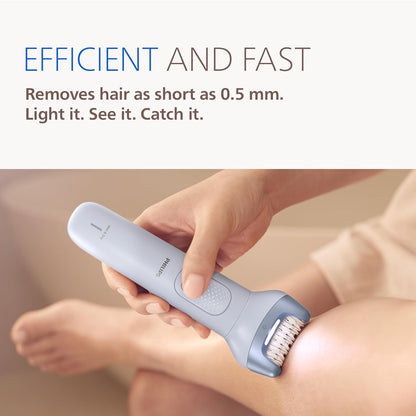 Philips Epilator Series 8000 - Cordless Wet and Dry Electric Epilator, Hair Removal for Legs and Body..
