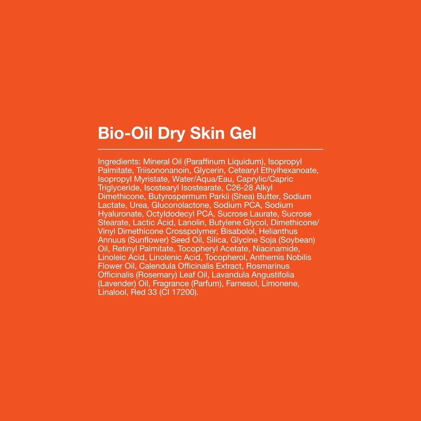 Bio-Oil Dry Skin Gel Moisturizer, Vitamin B3, Face &amp; Body, 6.7 fl oz | Non-Comedogenic, Fast-Absorbing Gel, Sensitive & Dry Skin..