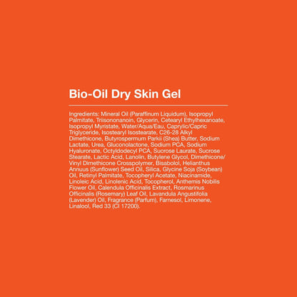 Bio-Oil Dry Skin Gel Moisturizer, Vitamin B3, Face &amp; Body, 6.7 fl oz | Non-Comedogenic, Fast-Absorbing Gel, Sensitive & Dry Skin..