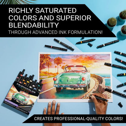 Premier Dual-Ended Art Markers-12 Count