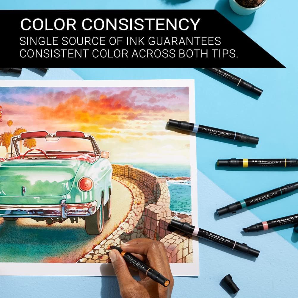 Premier Dual-Ended Art Markers-12 Count