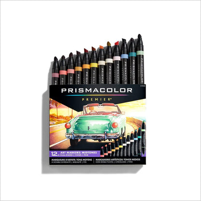 Premier Dual-Ended Art Markers-12 Count