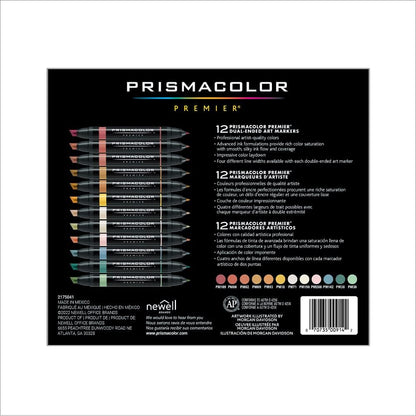 Premier Dual-Ended Art Markers-12 Count