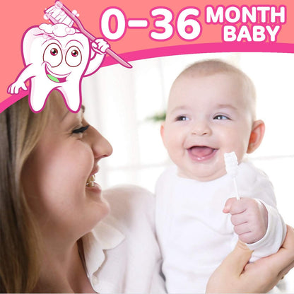62PCS Baby Tongue Cleaner, Oral Cleaner Newborn Baby Tooth Brush