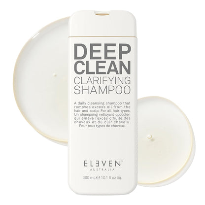 ELEVEN AUSTRALIA Deep Clean Clarifying Shampoo for Women &amp; Men - Removes Build-Up, Detoxifies Scalp, Detox Shampoo..