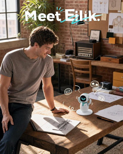 ENERGIZE LAB Eilik –Your Desktop Companion Full of Personality with Expressive Animations & Reaction..