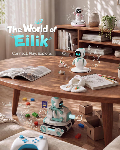 ENERGIZE LAB Eilik –Your Desktop Companion Full of Personality with Expressive Animations & Reaction..