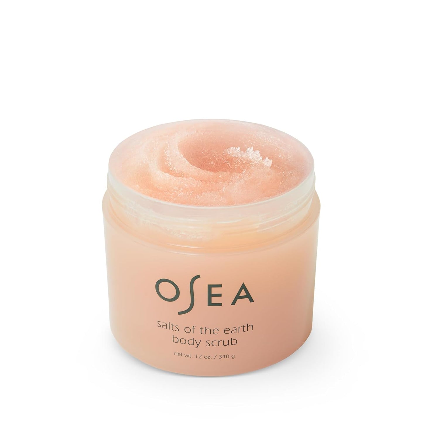 OSEA Salts of the Earth Body Scrub 12 oz - Pink Himalayan Salt Scrub - Gentle Body Exfoliation Skincare - Ideal Spa Gift for Pampering..