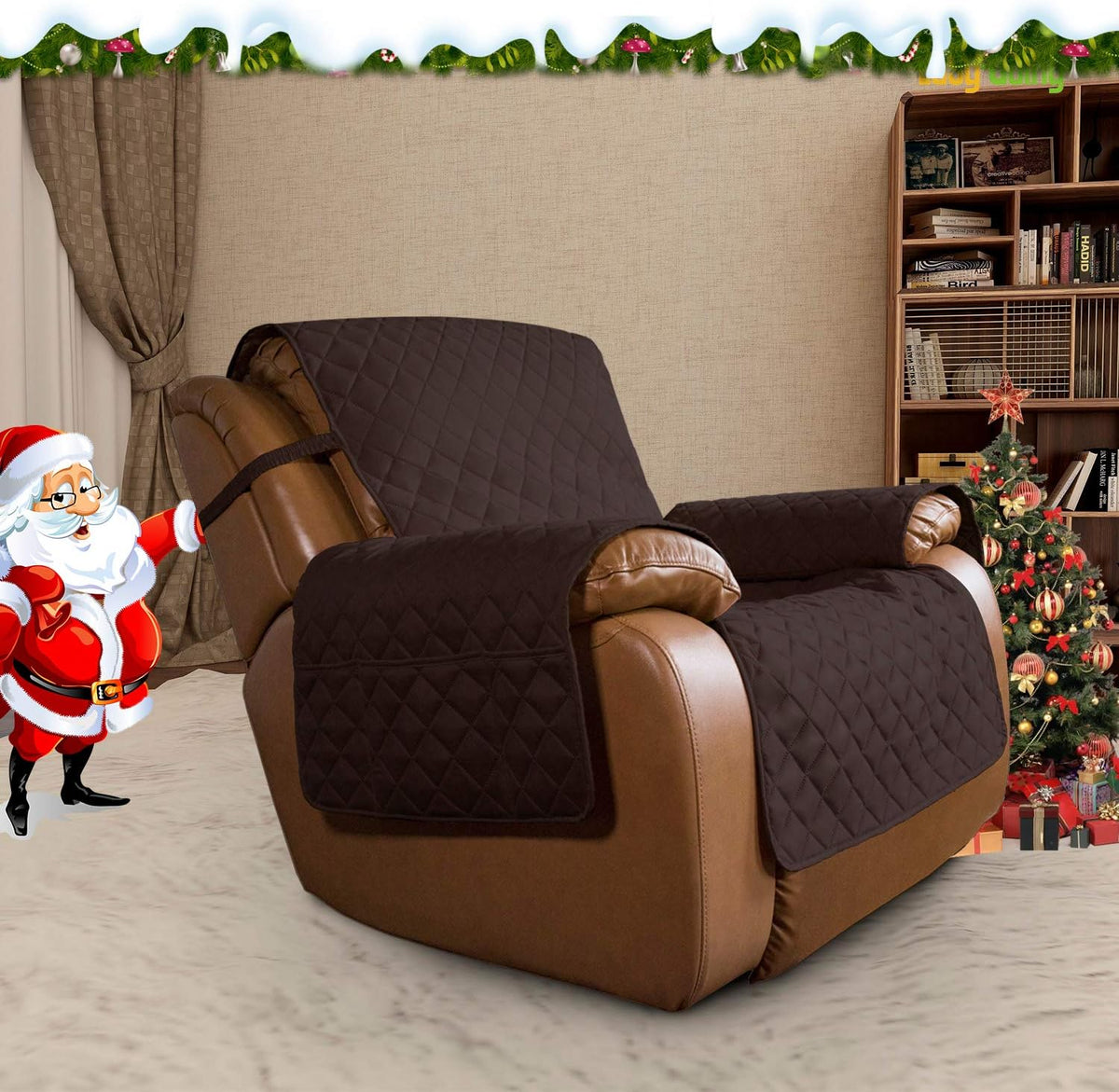 Easy-Going Oversized Recliner Cover Reversible Couch Cover Sofa Cover