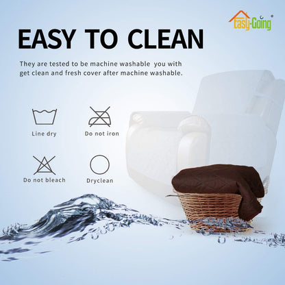 Easy-Going Oversized Recliner Cover Reversible Couch Cover Sofa Cover