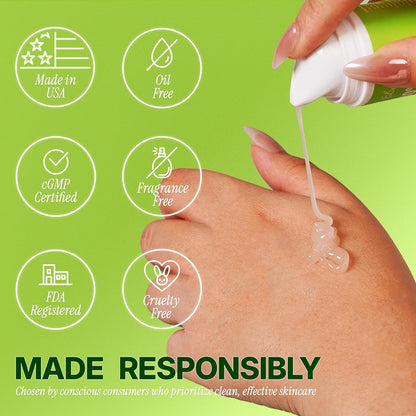 Ebanel Chemical Peel for Face, AHA BHA Exfoliator, Glycolic Acid Peel, Salicylic &amp; Lactic Acid Face Peeling Gel