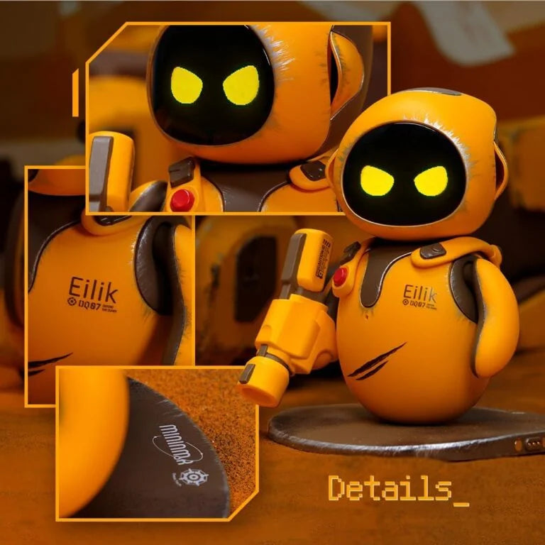Eilik DQ – Touch Interactive Toys, Cute Robot Pets with Abundant Emotions