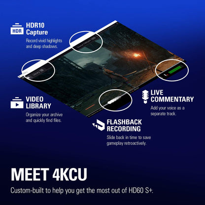 Elgato HD60 S+, External Capture Card, Stream and Record in 1080p60 HDR10 or 4K60 HDR10 with ultra-low latency on PS5..