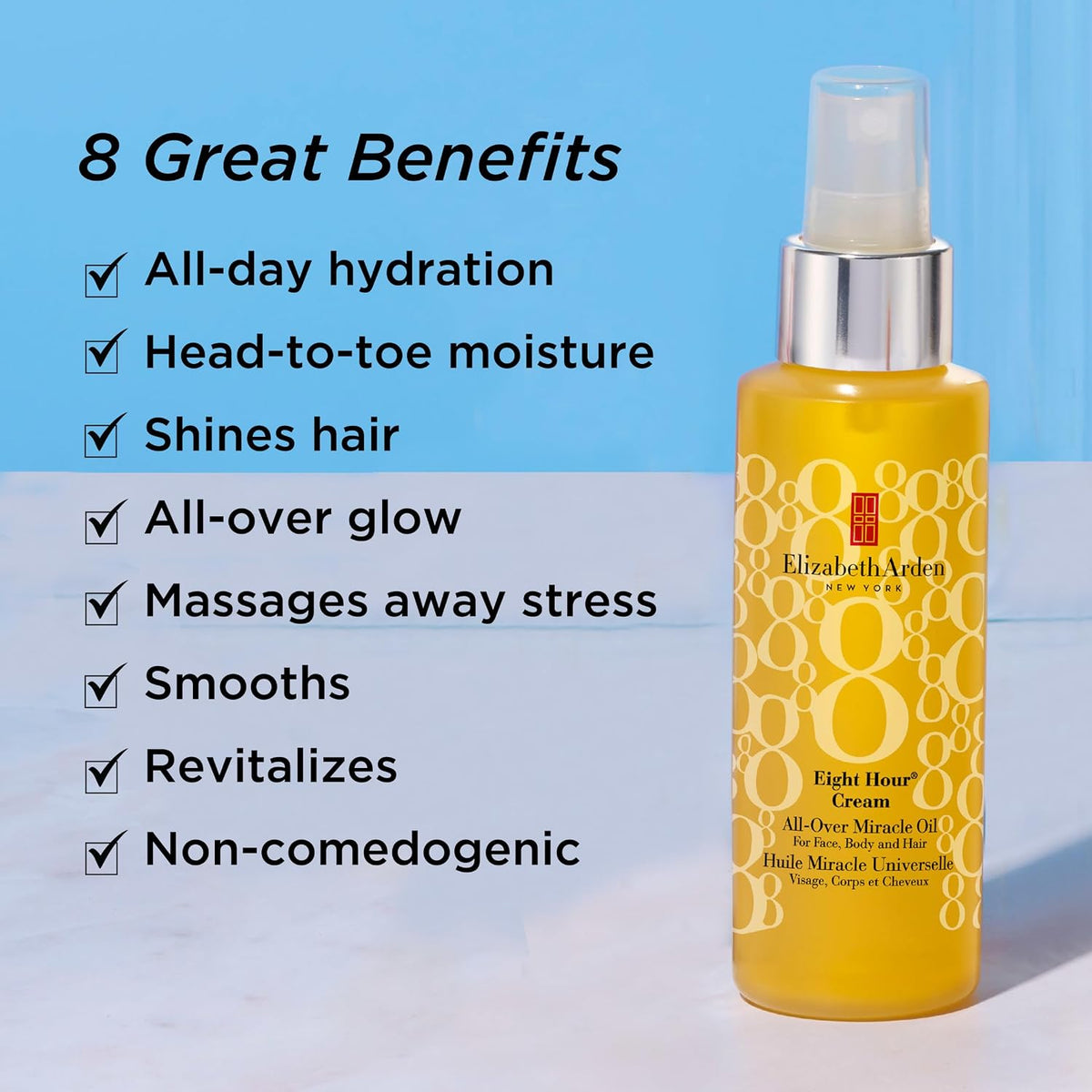 Elizabeth Arden Eight Hour Cream All-Over Miracle Oil, 3.4 fl oz