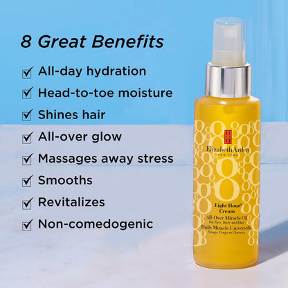 Elizabeth Arden Eight Hour Cream All-Over Miracle Oil, 3.4 fl oz