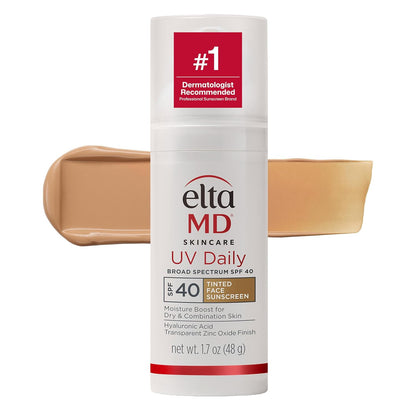 EltaMD UV Daily Face Sunscreen with Transparent Zinc Oxide and Hyaluronic Acid