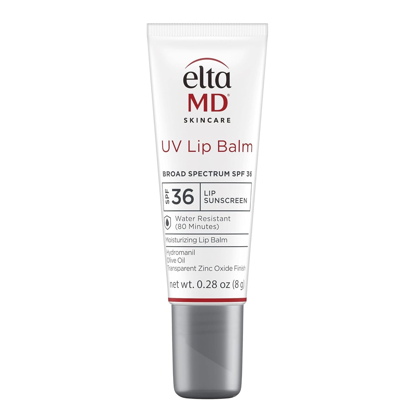 EltaMD UV Lip Balm SPF Sunscreen, Sunscreen Lip Balm with SPF 30+, Protects Dry Cracked Lips, Transparent Zinc Oxide