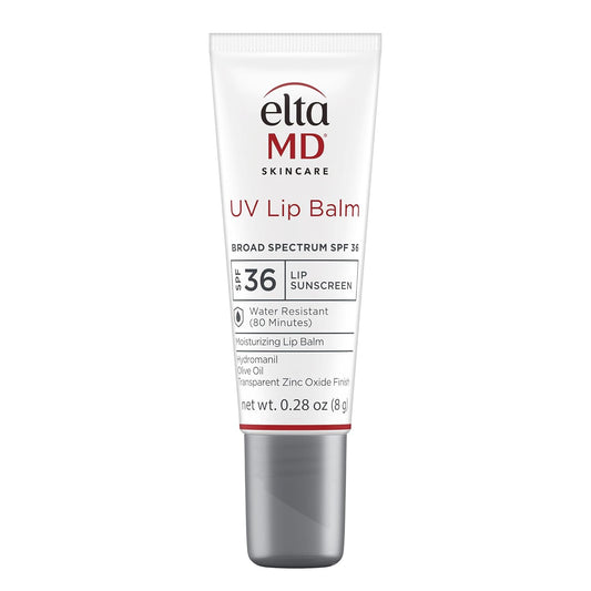 EltaMD UV Lip Balm SPF Sunscreen, Sunscreen Lip Balm with SPF 30+, Protects Dry Cracked Lips, Transparent Zinc Oxide