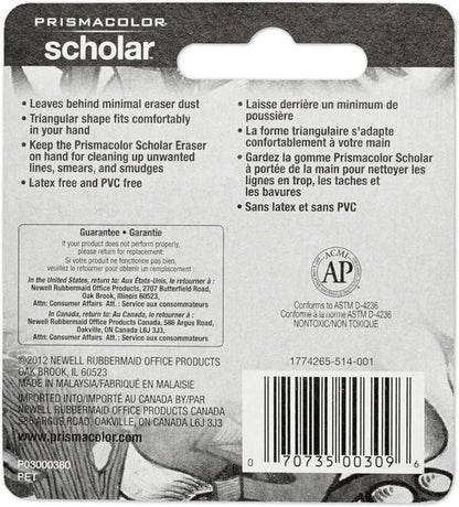 Prismacolor 1774265 Scholar Latex-Free Eraser