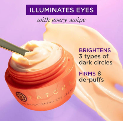 TATCHA The Brightening Eye Cream | Brightening &amp; Dark Circle Reduction with Vitamin C for Bight, Firm Undereyes