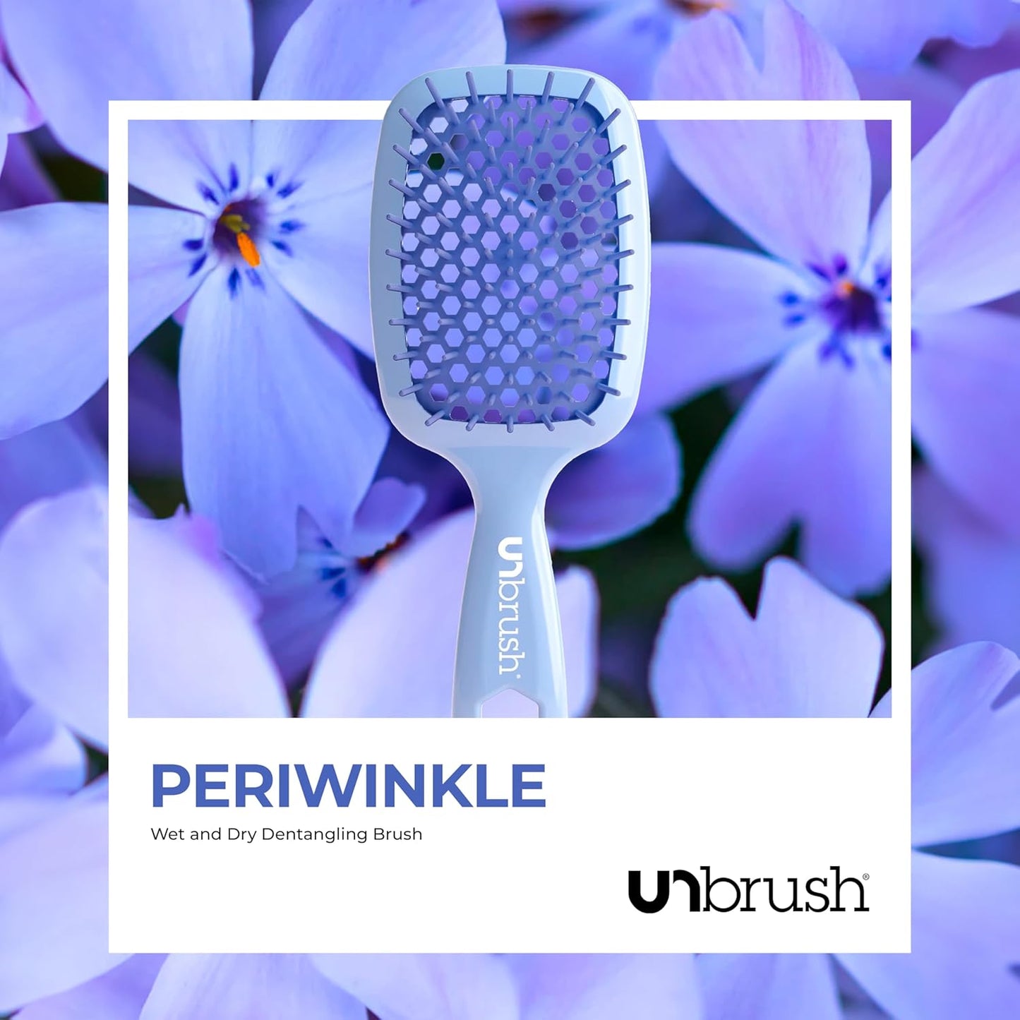 FHI Heat UNbrush Detangling Brush for Pain-Free Brushing on All Wet or Dry Hair Types — Durable DuoFlex Anti-Static Bristles..