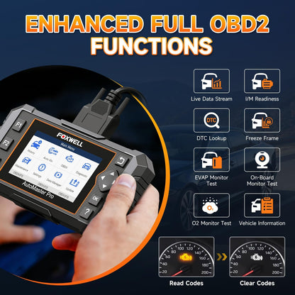 NT614 Elite OBD2 Scanner for DIY Mechanics, Upgrade of NT604, 4 System Diagnostic Tool with 5 Resets