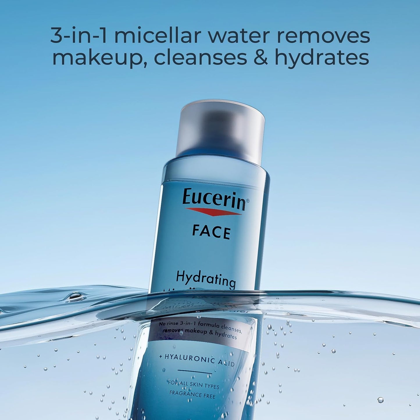 Eucerin Gentle Cleansing Hydrating Gel Cleanser, 13.5 Fl Oz Bottle