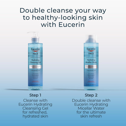 Eucerin Gentle Cleansing Hydrating Gel Cleanser, 13.5 Fl Oz Bottle