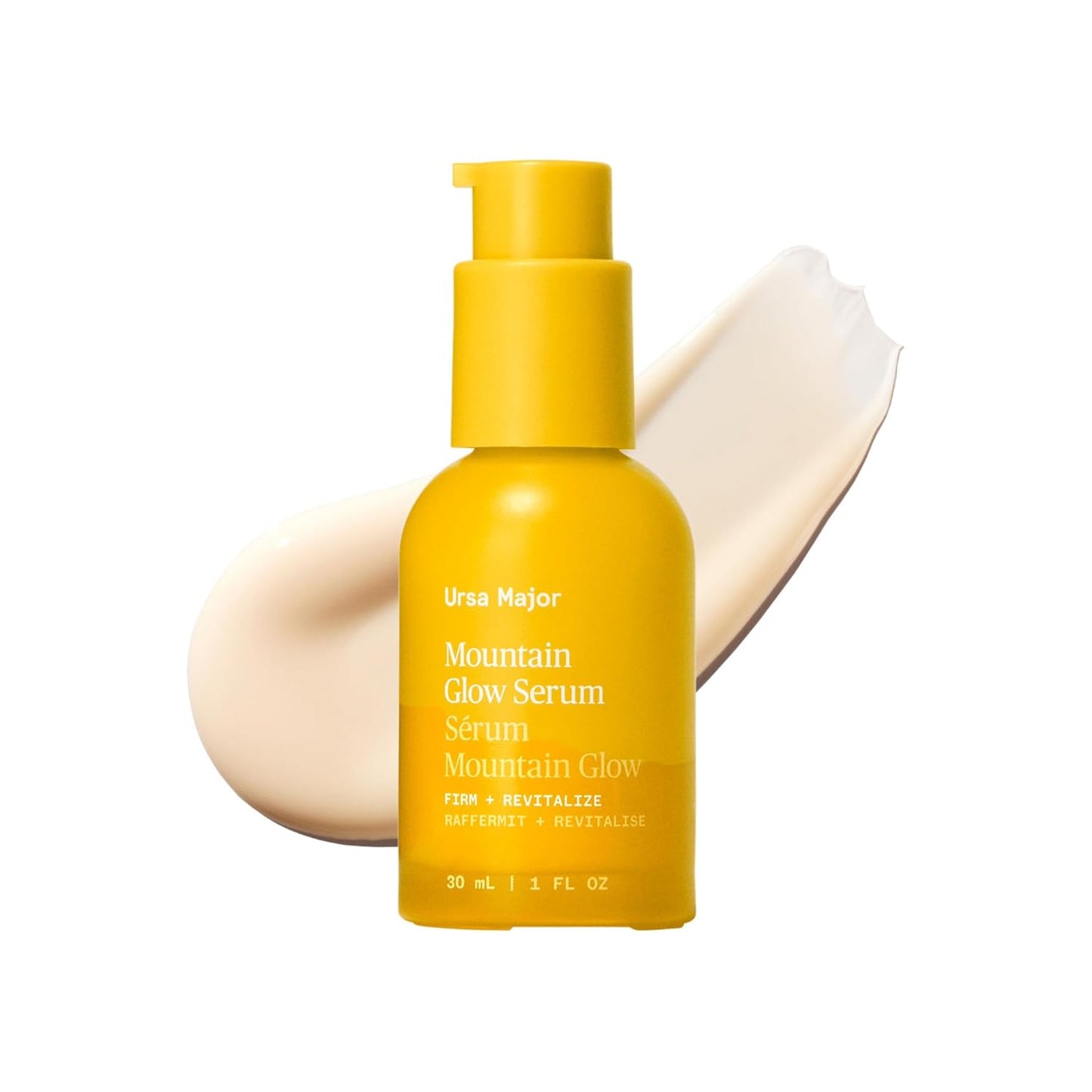 Ursa Major Mountain Glow Natural Face Serum | Vegan Daily Facial Moisturizer | Combat Wrinkles &amp; Sagging Skin..