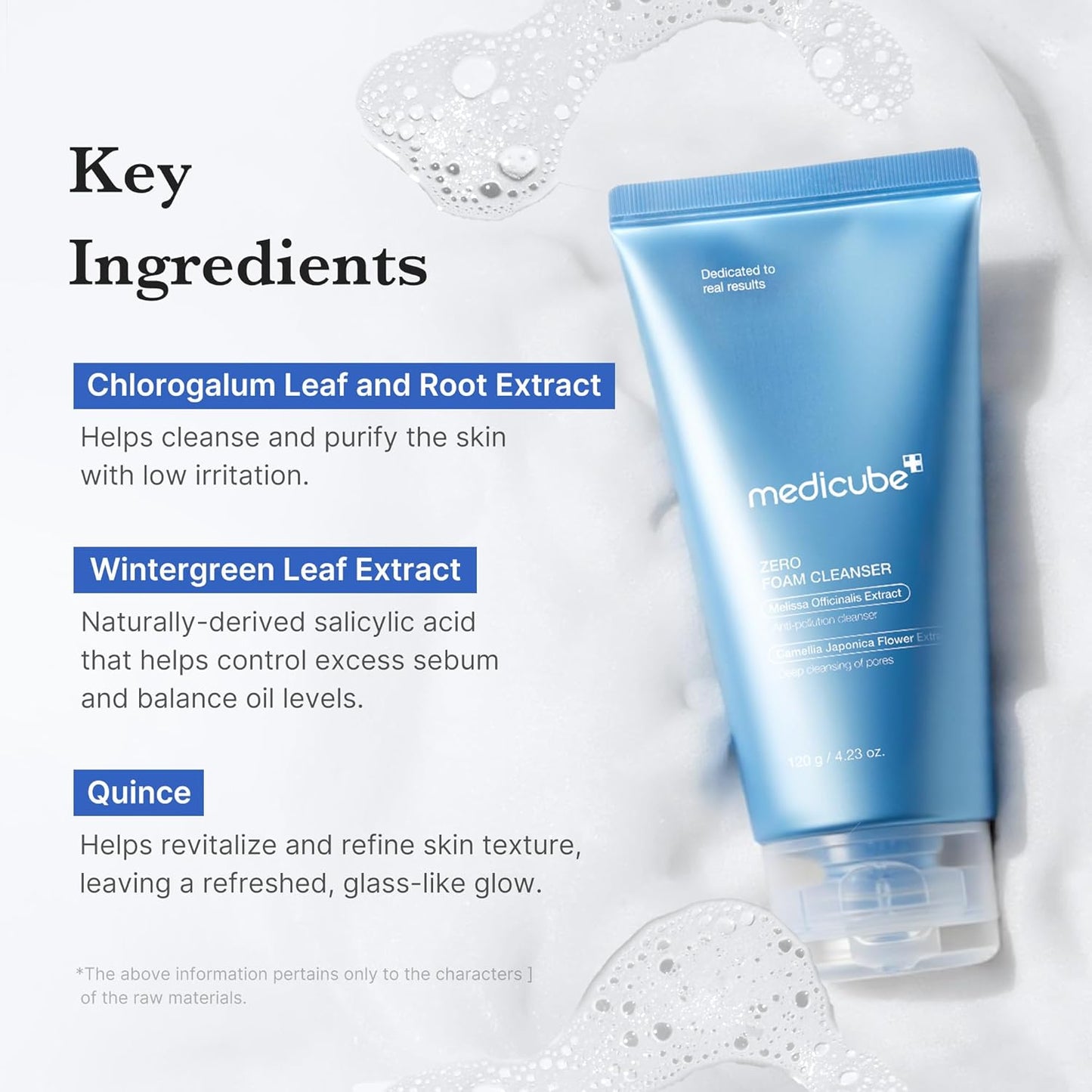 medicube Facial Cleanser Zero Foam Cleanser for Pore &amp; Excess Oil Care | Daily Gentle Cleansing Foam..