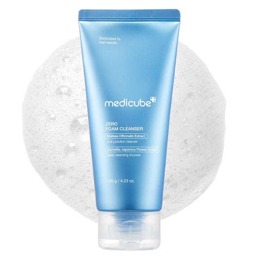medicube Facial Cleanser Zero Foam Cleanser for Pore &amp; Excess Oil Care | Daily Gentle Cleansing Foam..