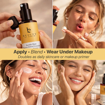 Facial Sunscreen Serum SPF 30 - Broad Spectrum Face Sunblock for Women, Made in the USA with Organic & Natural Ingredients..