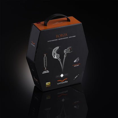V-Moda Forza in-Ear Headphones with 3-Button Remote and Microphone