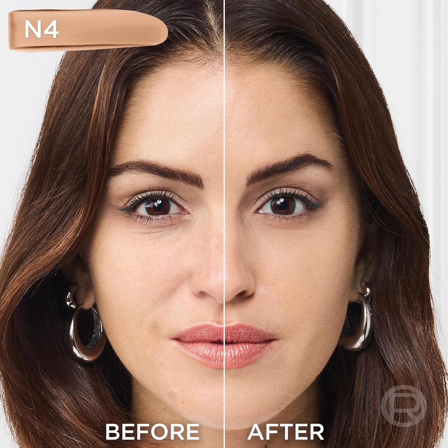 L'Oreal Paris True Match Super-Blendable Foundation, Medium Coverage Liquid Foundation Makeup, N4..