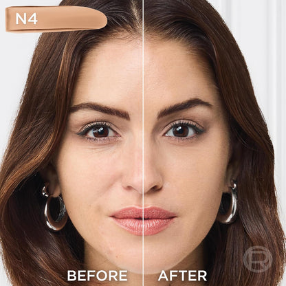 L'Oreal Paris True Match Super-Blendable Foundation, Medium Coverage Liquid Foundation Makeup, N4..