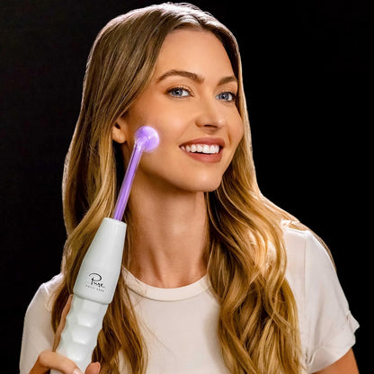4-Piece Fusion Wand Acessory Set for Nuderma Wands - NuDerma NOT Included - Neon &amp; Argon Fusion Glass applicators..