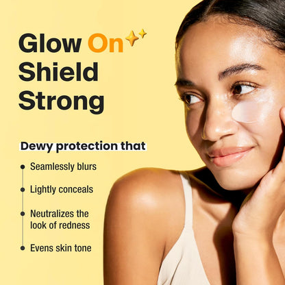 GANGNAM GLOW Day Shield Perfect Sunscreen SPF 50 - Effortless Tinted Sunscreen with Zinc Oxide..