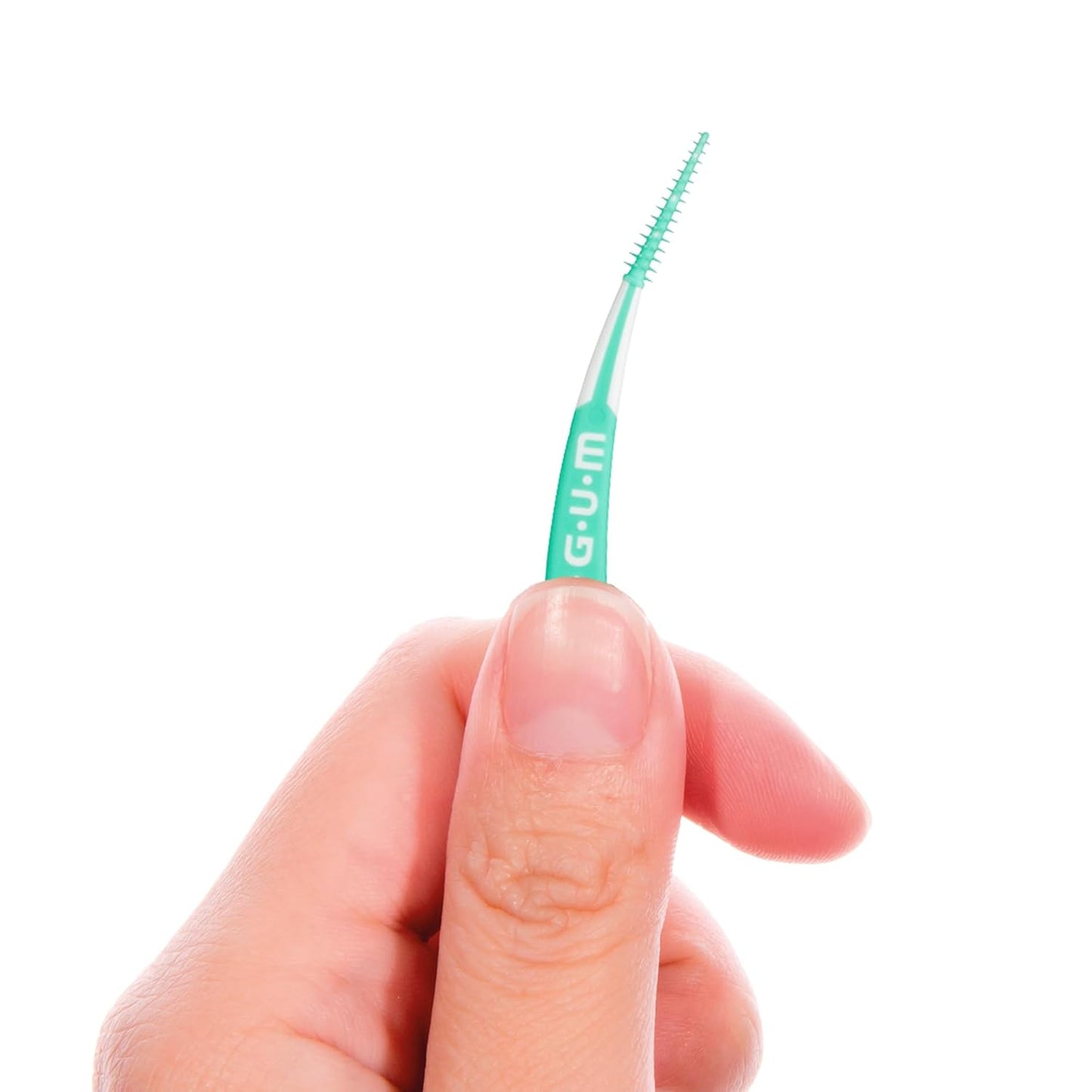 GUM Soft-Picks Advanced Interdental Picks, 90 Count | Soft bristles, Longer curved handle..