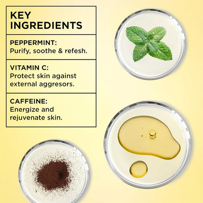 Garnier Clearly Brighter Anti-Puff Eye Roller, Dark Circles Under Eye Treatment with Caffeine and Vitamin C..